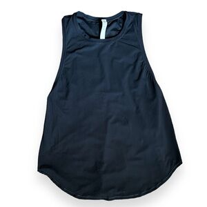 Lululemon Mesh Open Back Tank Top in Black